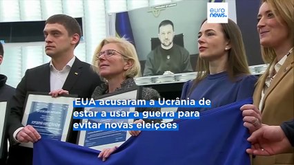 Ucrânia não precisa de "aula sobre democracia", diz Prémio Nobel da Paz à Euronews