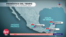 Pronóstico del tiempo 11 de diciembre de 2025 | DPC con Paola Rojas