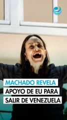 Nobel de la Paz, María Corina Machado revela que tuvo ayuda de EU para salir de Venezuela