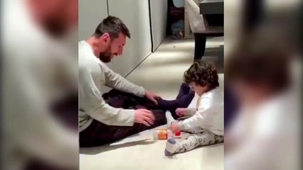 Leo ve Ciro Messi'nin keyifli anları