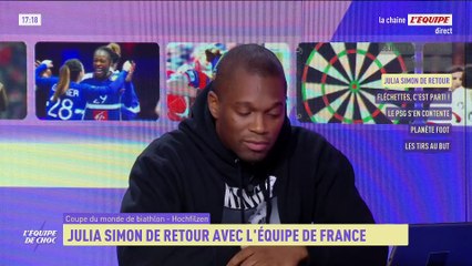 Julia Simon de retour sur la Coupe du monde de biathlon - L'Équipe de Choc - extrait