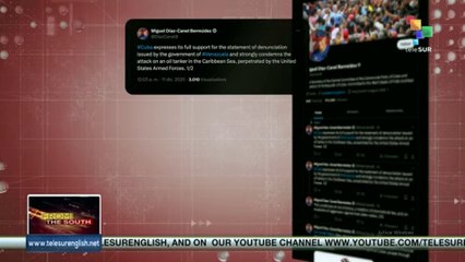 Cuban president expressed support for Venezuela in the face of a new aggression