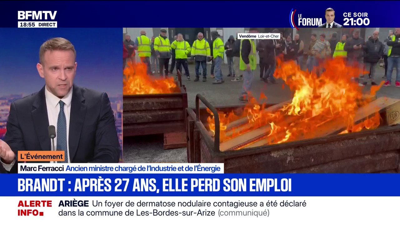 Liquidation de Brandt: "C'est un traumatisme pour l'ensemble des familles", dit Marc Ferraci, ancien ministre chargé de l’Industrie et de l’Énergie