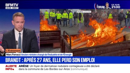 Liquidation de Brandt: "C'est un traumatisme pour l'ensemble des familles", dit Marc Ferraci, ancien ministre chargé de l’Industrie et de l’Énergie