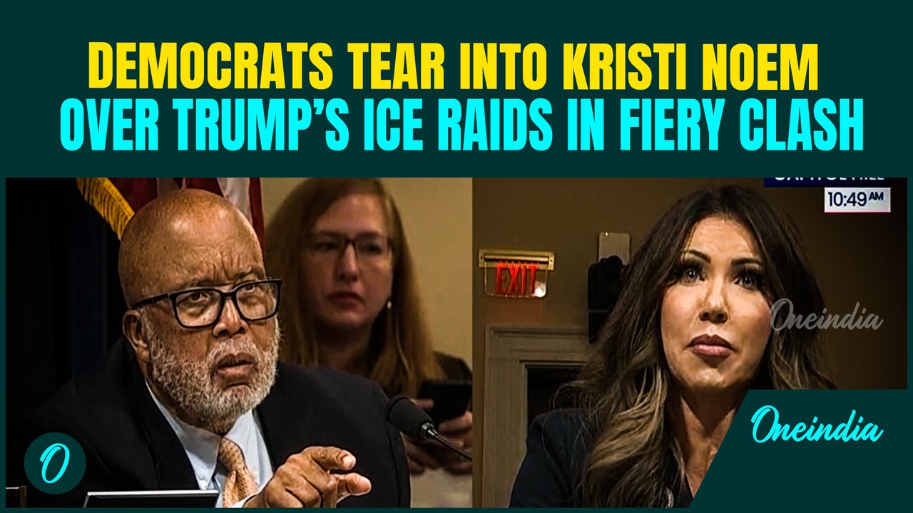 Kristi Noem HECKLED, SHAMED By Democrats Over Trump’s ICE Raids in US; BIG CLASH With Democrats