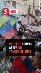 Venezuelans march against 'Yankee Piracy' after oil tanker seizure
