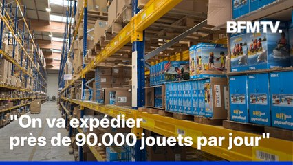 ROBIN DE BFM - Le plus gros entrepôt de jouets dans le rush avant Noël