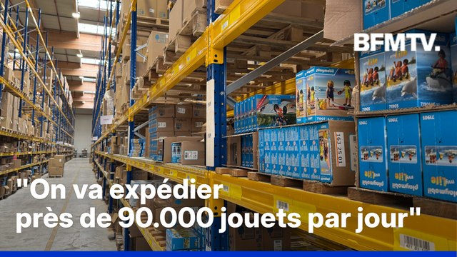ROBIN DE BFM - Le plus gros entrepôt de jouets dans le rush avant Noël