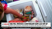 186 mil imóveis continuam sem luz em SP