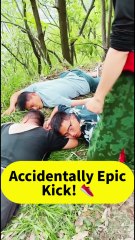 Funny Skit: Decoy Plan? Shocking! 1 Kick Takes Down 4 Guys 😂