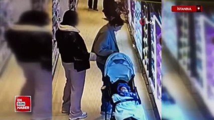 İstanbul'da kılıktıktan kılığa giren cep telefonu hırsızı kadın görüntülendi