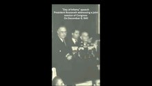 Day of Infamy  speech President Roosevelt addressing a joint session of Congress On December 1948