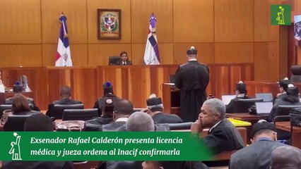 Exsenador Rafael Calderón presenta licencia médica y jueza ordena al Inacif confirmarla