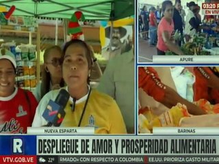 Mil 600 familias de La Asunción son favorecidos con el Plan Amor y Prosperidad Alimentaria