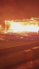El FC Haka de Finlandia desciende y su afición prende fuego al estadio: increíble