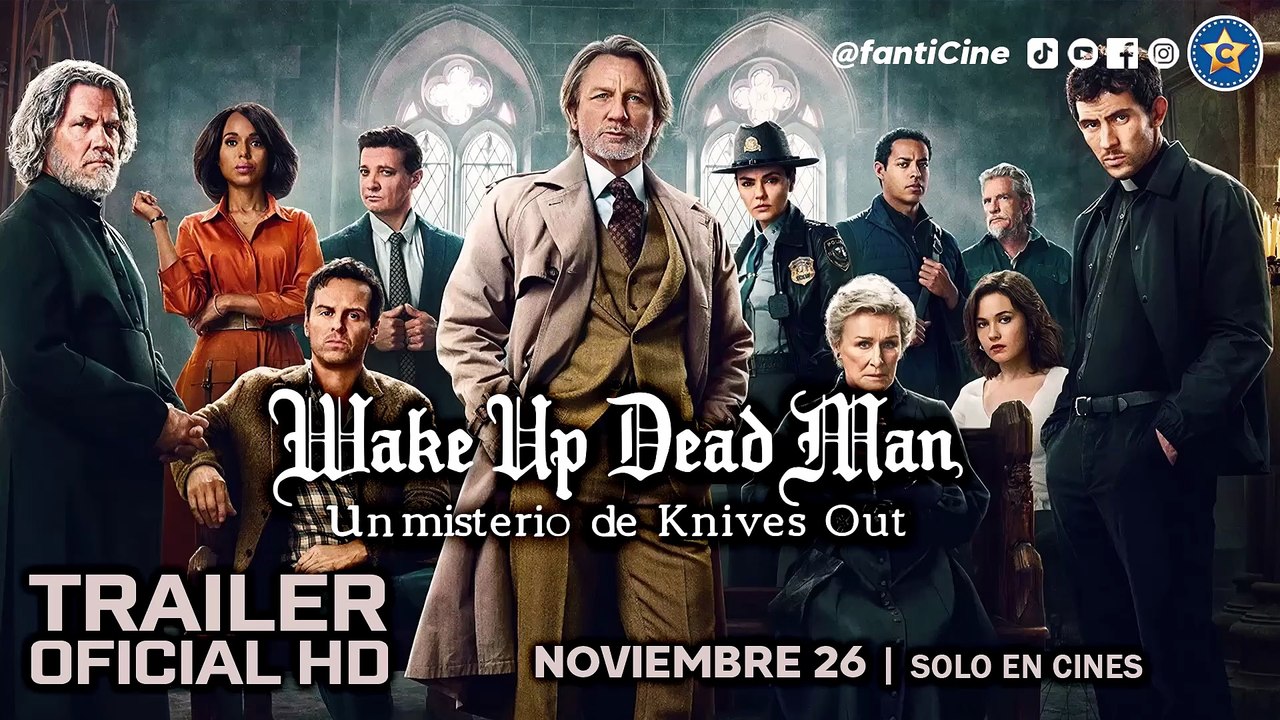 🎬Wake Up Dead Man Un misterio de Knives Out / A Knives Out Mystery | TRAILER ESPAÑOL