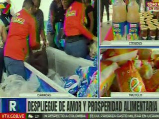 Caracas | Más de 2 mil 500 familias son favorecidas con el Plan Amor y Prosperidad Alimentaria