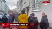 Konya'da aranan şahıs yakalanacağını anlayınca arkadaşlarıyla polise direndi
