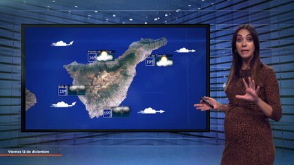 La previsión del tiempo en Canarias para el 12 de diciembre de 2025, en Atlántico Televisión.