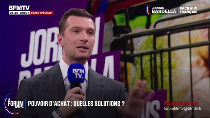 FORUM BFMTV - "Il y a trop de fonctionnaires dans les bureaux" affirme Jordan Bardella (RN)