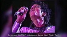 Michael Jackson Human nature live endings