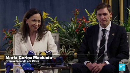 Machado justifica acciones militares estadounidenses tras recibir Nobel de Paz