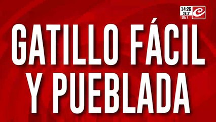 Gatillo fácil y pueblada: habla la madre de la joven víctima