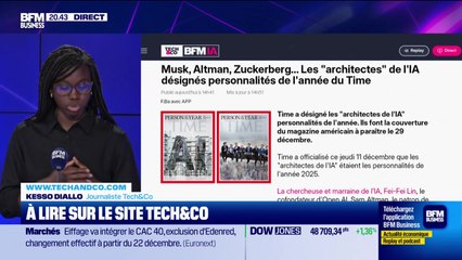 À lire sur le site Tech&Co : Musk, Altman, Zuckerberg... Les "architectes de l'IA" désignés personnalités de l'année du Time, par Kesso Diallo - 11/12
