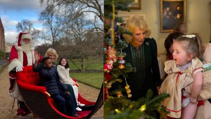 Camilla transforms Clarence House into Christmas winter wonderland for seriously-ill children