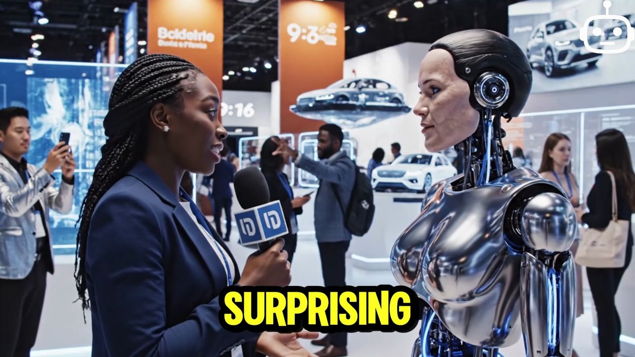 A Candid Moment on the Expo Floor