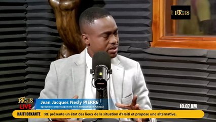 Jean J. Nesly PIERRE plede an favè yon padon jeneral nan peyi a.