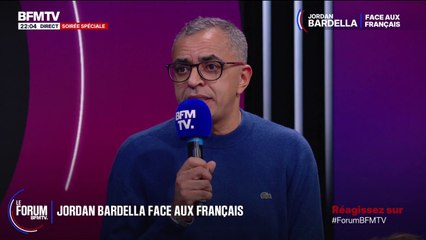FORUM BFMTV - "La valeur travail ne paie plus", dit Farid, responsable associatif