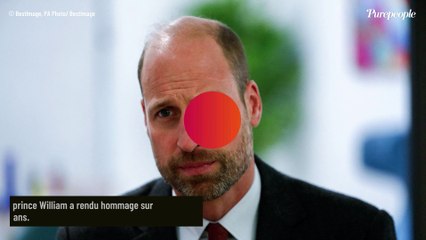 Rare prise de parole du prince William qui vient de perdre un proche