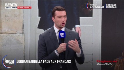FORUM BFMTV - "Si on ne prend pas les bonnes décisions maintenant, dans 10 ans la France sera un pays du tiers-monde" affirme Jordan Bardella