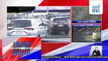 Pila ng mga sasakyan sa departure area sa NAIA 1, halos hindi umuusad; ilang pasahero, bumaba na at naglakad | Unang Balita