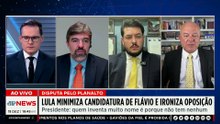Lula minimiza candidatura de Flávio e ironiza oposição