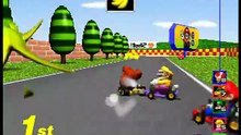 Mario Kart 64 (3-4 players Grand Prix) online multiplayer - n64