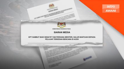 KPT selaras bantuan pelajar Indonesia di Malaysia, tumpu kebajikan pelajar Malaysia di Aceh