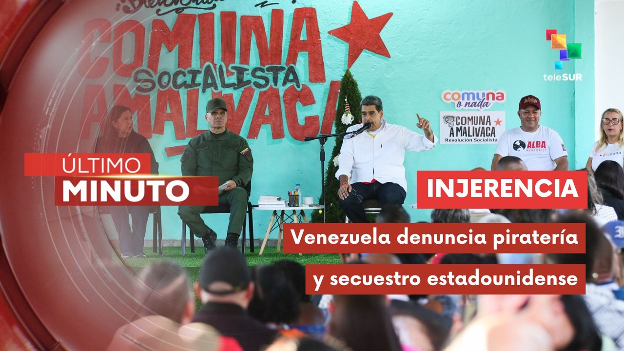 Pdte. Maduro denuncia piratería de EE.UU. contra buque petrolero venezolano