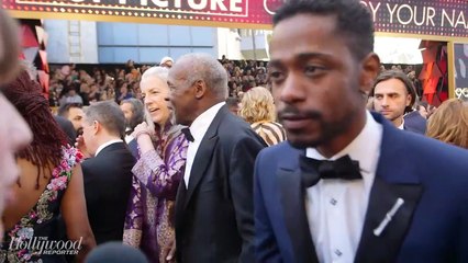 Lakeith Stanfield Shares Hug with Danny Glover, Talks Success of ‘Get Out’ | Oscars 2018
