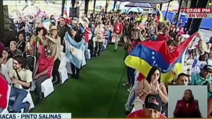 Maduro baila al ritmo de 'No war, yes peace', en medio de las tensiones con EE.UU.