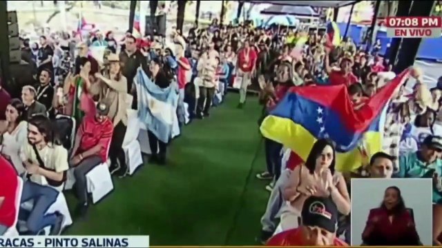 Maduro baila al ritmo de 'No war, yes peace', en medio de las tensiones con EE.UU.