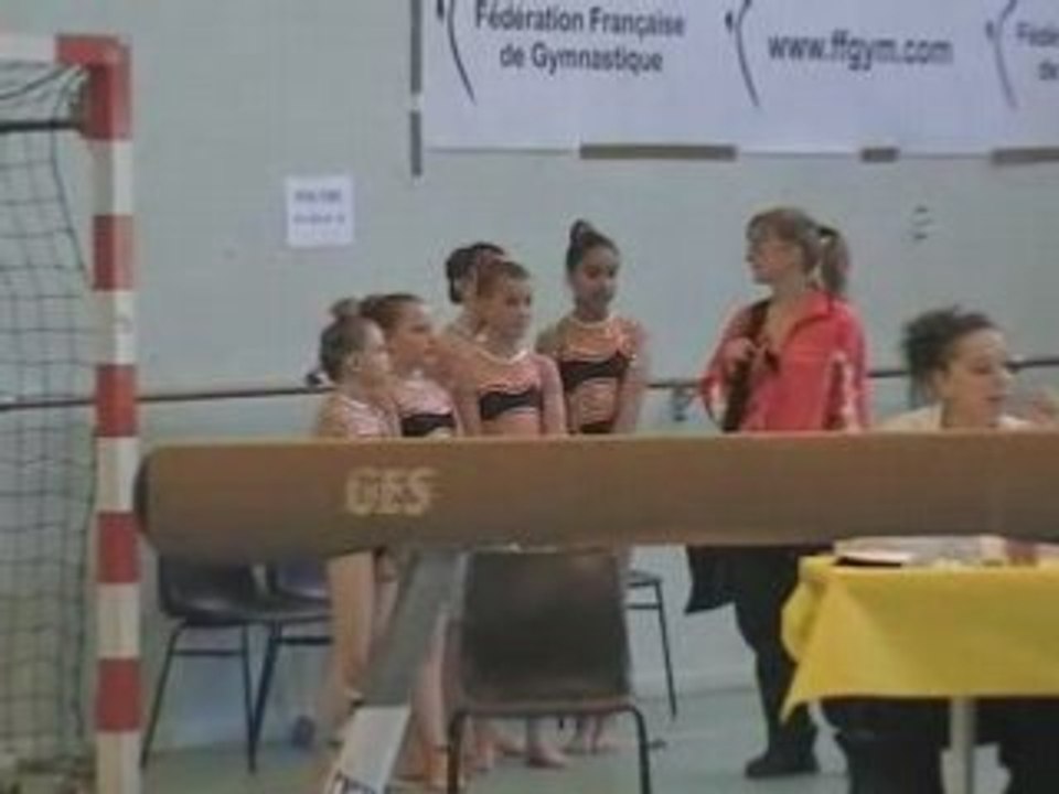 Compétition de gymnastique Clémence - Perpignan 24 mai 08