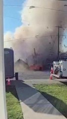 Terrifying California gas explosion caught on doorbell cam