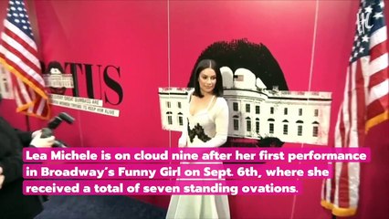 Lea Michele Breaks Silence After  Funny Girl  Debut