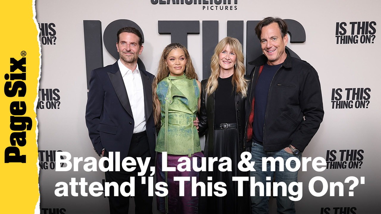 Bradley Cooper, Laura Dern, Will Arnett attend 'Is This Thing On?'  New York screening