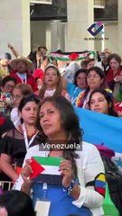 Voces por Palestina en la Asamblea de los Pueblos