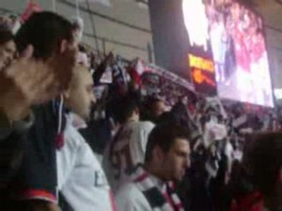 entrée des joueurs étage auteuil psg lyon