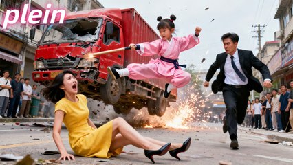 Fillette pulvérise un camion d'un coup, sauve une femme : c'était sa mère disparue !#drama #film