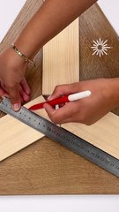 Quick hack for perfect wood lining🛠️